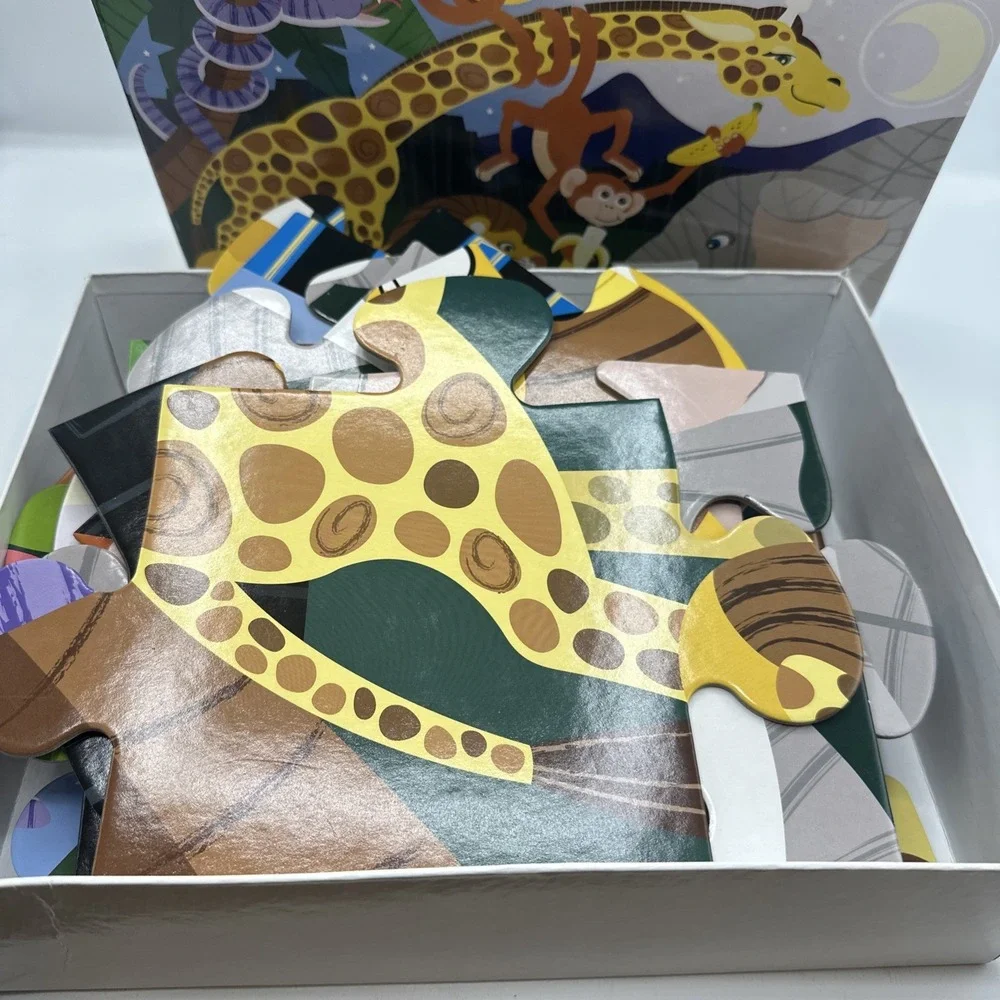 Melissa & Doug Safari Social Floor Puzzle 24‎ Pieces Used